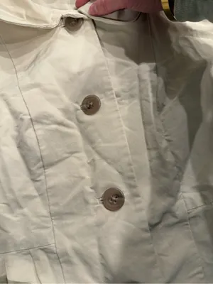 J.crew Peplum Cotton Blend Button Down Coat Size 6 thumbnail 3