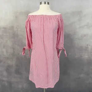 Lascana Off The Shoulder Striped Tunic Dress Size Small‎ Coastal Preppy Nautical thumbnail 16