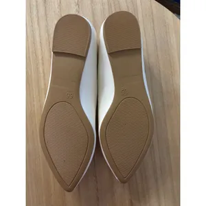 Tahari Flats 6.5 Paris Off White Pointed Toe Vegan Leather Ballet Shoes thumbnail 8