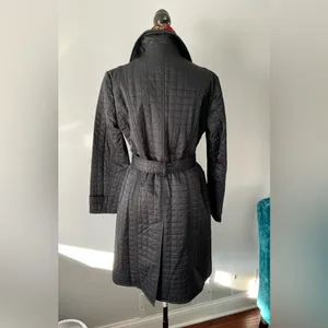 Elegant quilted trench coat 🌹🌹 thumbnail 10