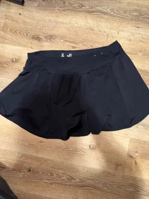Xersion Black Women's Active Skort Shorts thumbnail 2