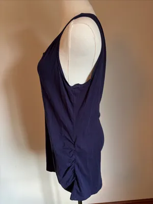 Motherhood Navy Scoop Neck Maternity Tank thumbnail 3