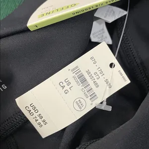 Aerie Black Goals High-Rise 7/8 Leggings with Side Detailing thumbnail 7