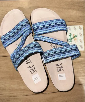Birkenstocks Betula Women's Size 38 Blue Aztec Strap Comfort Casual Sandals NWT‎ thumbnail 1