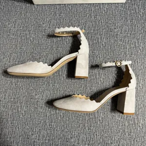 Chloe Lauren Scallop Ankle Strap D’ Orsay Pumps thumbnail 8