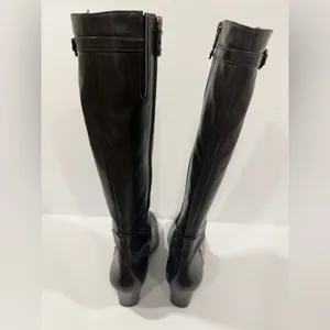 Cole Haan dark brown espresso Leather Knee-High Boots Women’s 7 B Made in Brazil thumbnail 10
