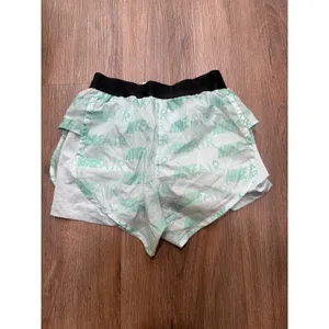 Nike Air Running Shorts Womens XS Teal White Logo Print Athletic Training‎ thumbnail 3