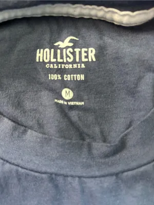Hollister Navy and White Paisley Bandana-Print Short Sleeve Tee MD thumbnail 8