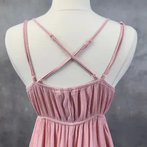 Trixxi Lace Overlay Mini Dress Size Small‎ Pink Flowy Boho Coquette Summer Girly thumbnail 7