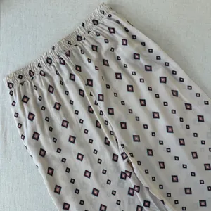 Love Wish Womens Large Wide Leg Tropical‎ Border Print Rayon Elastic Waist Pants thumbnail 9