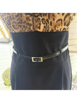 vintage Y2K dress animal print black sweetheart ruffles cocktail grunge glam 11 thumbnail 10