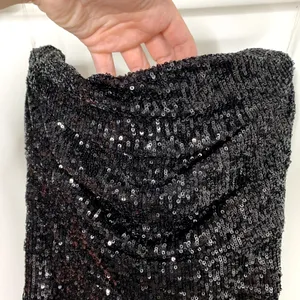 Nookie Black Sequin Flare Leg Jumpsuit One Piece Womens Size Small thumbnail 8