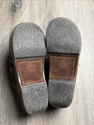 Born Handcrafted Wool Blanket Leather Slip On Boho Southwestern Clogs Size 7.5 thumbnail 14