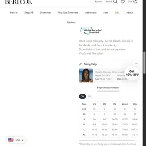 BERLOOK Caramel V Cut Jacquard Bikini Bottom ONLY 59 thumbnail 10