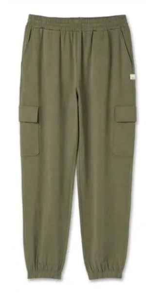 Vuori Boyfriend Cargo Jogger Pants Athletic Green Womens XL thumbnail 1