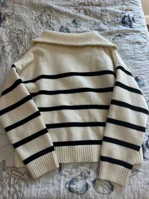 Striped sweater White thumbnail 2