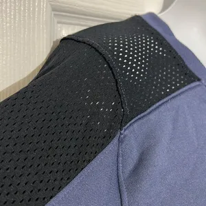 Under Armour Mesh Panel Sweatshirt Womens Blue‎ Black Crewneck Loose Fit Large thumbnail 6
