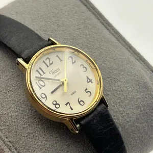Vintage Timex Gold Tone Case Women’s Quartz Watch Working New Battery thumbnail 3