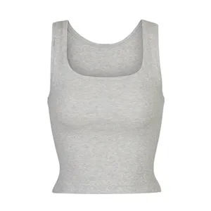 Skims Cotton Rib Tank Heather grey S (C4) NWT thumbnail 5
