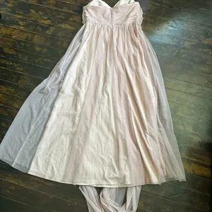 Birdy Grey semi formal blush pink convertible evening maxi dress thumbnail 5