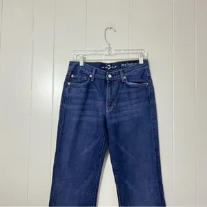 7 For All Mankind Long Bootcut Jeans Women’s 29 Blue 34.5” Inseam thumbnail 3