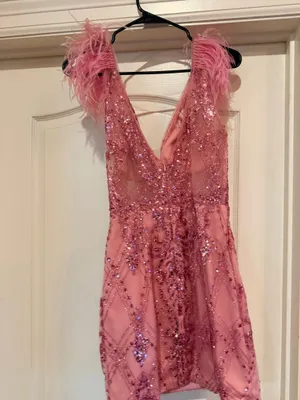 Camille La Vie Dress Homecoming Pink thumbnail 2
