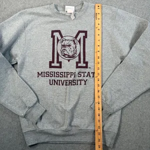 Mississippi State University Bulldogs Champion Crewneck Sweatshirt Size Small thumbnail 7