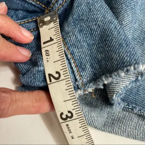 Levi's Button Fly High Rise Denim Shorts size 27. Womens thumbnail 10