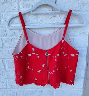 Alice + Olivia Alanis Cami Crop Top thumbnail 5
