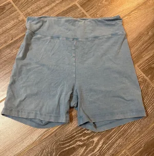FP Movement Free People Dusty Blue Hot Shot High-Rise Bike Shorts size Small thumbnail 1