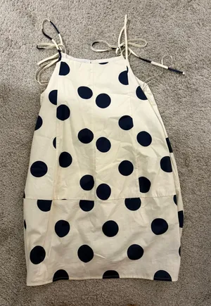 Boutique Polka dot baby doll dress thumbnail 1