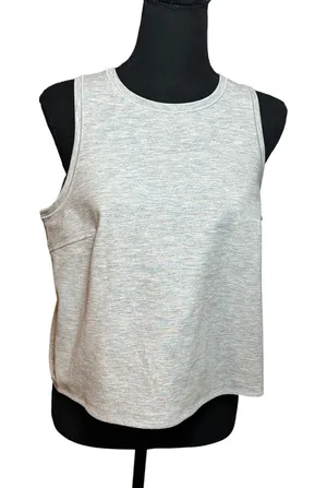 Lululemon minimal tank heathered power grey split back soft size 10 thumbnail 1