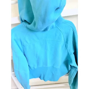 Lululemon Scuba Oversized Half Zip Hoodie Turquoise thumbnail 5