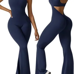 EUC | Dark Blue | Sporty Jumpsuit Size L thumbnail 5