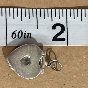 Jezlaine Jez Sterling Silver Crystal Mother Heart Locket Pendant Charm thumbnail 5