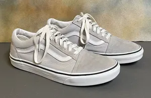 Vans Ward Low Cut Suede / Canvas Gray Women's Sneakers Size 10M Men's Size 8.5M thumbnail 1