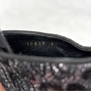 Dolce & Gabbana Vintage Y2K Embroidered Glitter Mary Jane Ankle Strap Heels 37.5 thumbnail 12