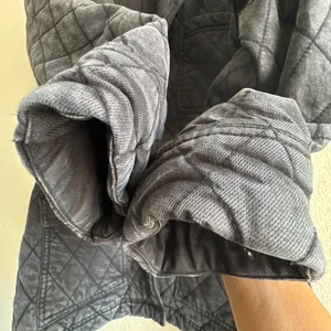 Young Fabulous and Broke Anthropologie Walker Mineral wash-black Quilted Shacket jacket thumbnail 13