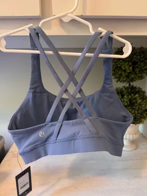 Lululemon Energy Sports Bra 8 Strappy blue thumbnail 2