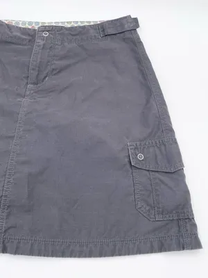 Horny Toad Cargo Skort Size 2 Dark Grey Adjustable Waist Hiking Gorpcore Y2K thumbnail 5