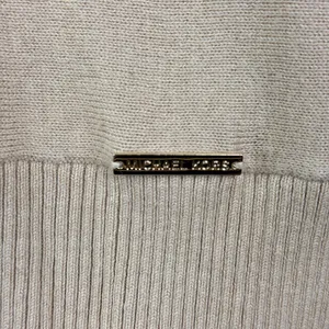 Michael Kors Size M Camel Fringe Knit Poncho Sweater Western Layering Boho thumbnail 6