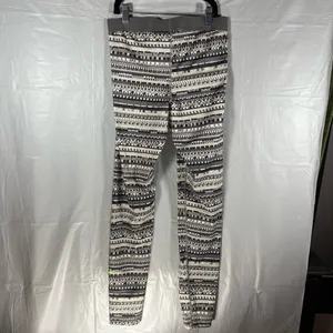 Nike Pro Hyperwarm‎ Leggings Womens Large Dri-FIT Patterned Thermal Pants Sporty thumbnail 3