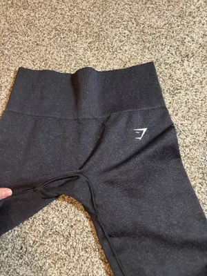Black Seamless Gymshark Leggings thumbnail 4