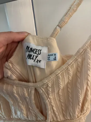 Princess Polly Cream Maxi Dress thumbnail 5
