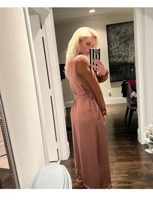 HOUSE OF CB Coryn Rose gold satin duster XS thumbnail 2