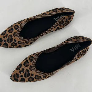 NWOT Mia Women's 1889‎ Animal Print Pointed Toe Ballet Flats Brown Size 6.5 thumbnail 10