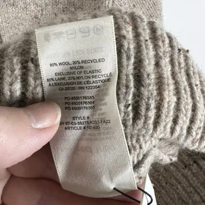 Aritzia Wilfred Free Button Up‎ Grandpa Cardigan Wool Blend Tan Women's Sz 2XS thumbnail 7