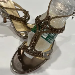 Women's Veronica‎ Pewter Sandals Heels Limited Edition - Size 8. thumbnail 10