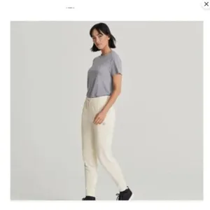 NWT allbirds Women's The R&R Sweatpants Small Natural White Sustainable Athletic thumbnail 13