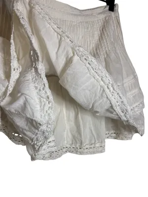 Free People Summer's Night Skirt in Ivory Size 8 thumbnail 4